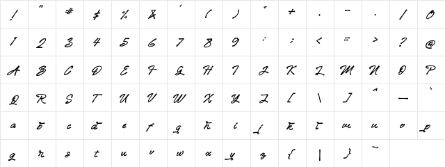 Sandiaga Sandiaga font glyphpreview