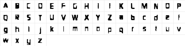 Scraped Knee Scraped Knee font glyphpreview