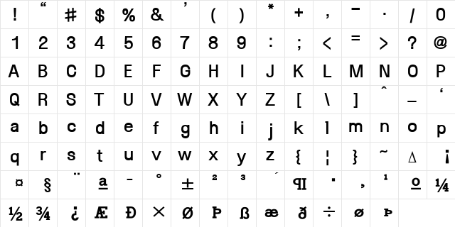 ״&#57132͜𴮰̴? Regular font glyphpreview