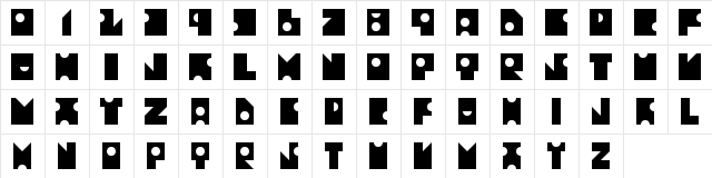 TPF Lor Regular font glyphpreview