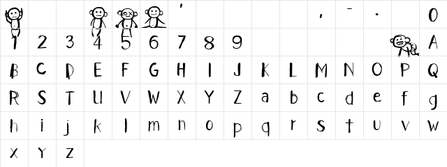 CF I Dont Want to Grow Up Regular font glyphpreview