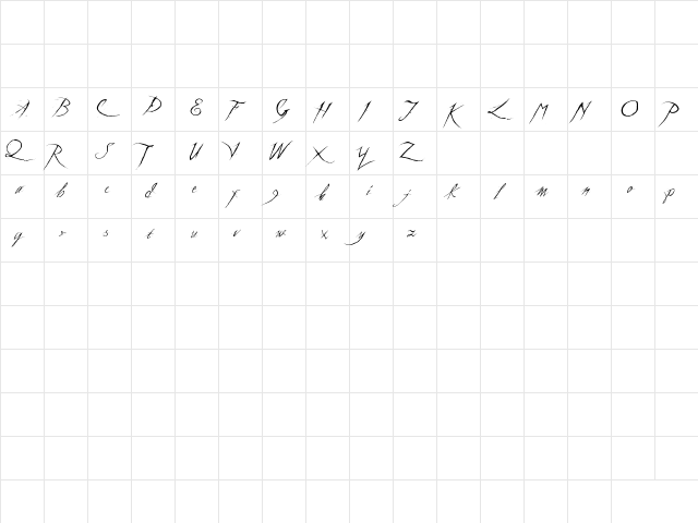 murder Normal font glyphpreview