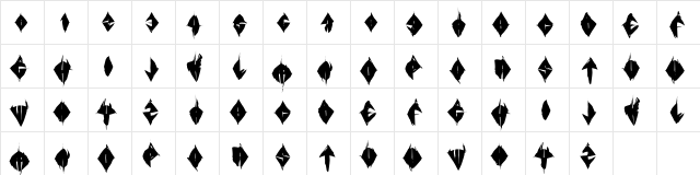 SWSleep Regular font glyphpreview