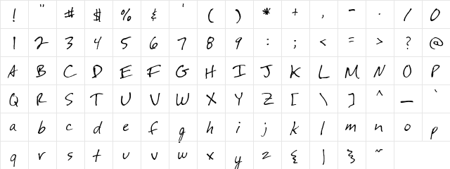 festus! Regular font glyphpreview