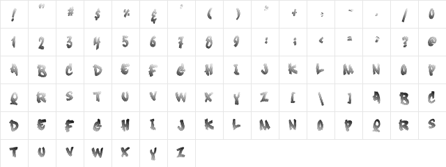 Soft Sugar [fade] Regular font glyphpreview