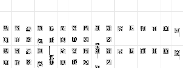 Vittoren Regular font glyphpreview