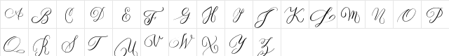 MONOGRAM A Regular font glyphpreview