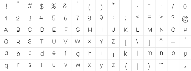 FISHSTICKS01 normal font glyphpreview