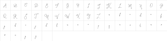 Eufora Regular font glyphpreview