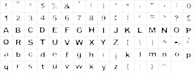 Surf Punx Light font glyphpreview