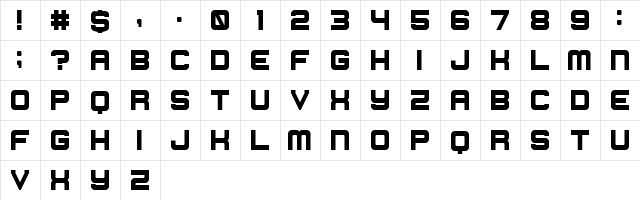 Scorpion Regular font glyphpreview