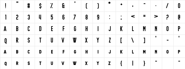 Under the Weather Regular font glyphpreview