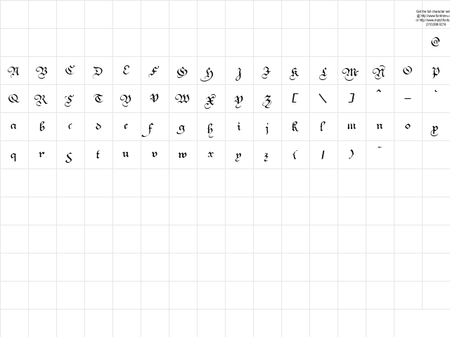 Square Text Tryout Regular font glyphpreview