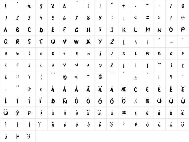 Lost Kingdom Regular font glyphpreview