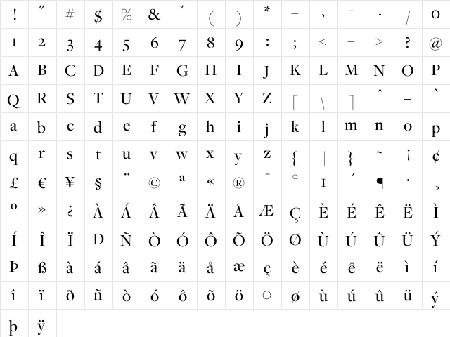 Freight Disp Medium font glyphpreview