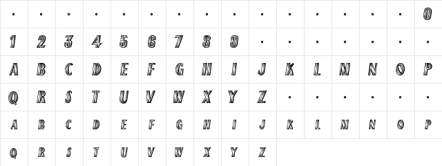 ChiliPepper-ExtraBold Condensed Regular font glyphpreview
