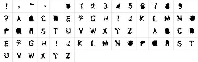 Exposure Regular font glyphpreview