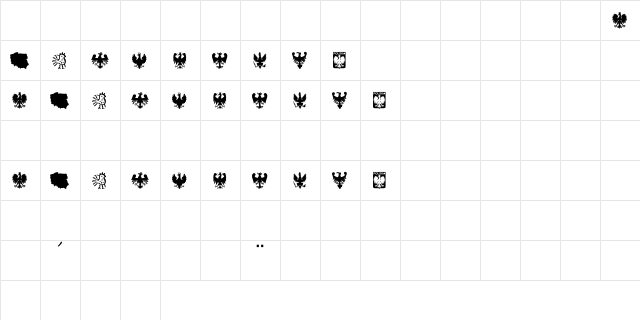 Orliki Regular font glyphpreview