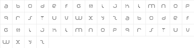 Soda Regular font glyphpreview