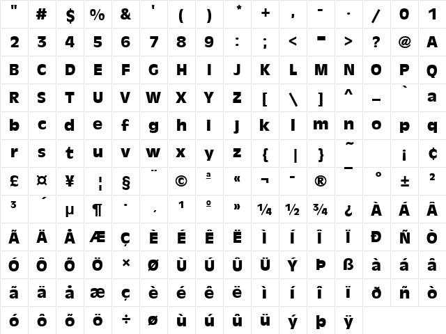 AntiqueOliT Bold font glyphpreview