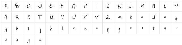 Catatan Regular font glyphpreview
