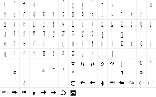 Quote Outline Normal font glyphpreview