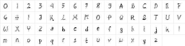 Shadows Regular font glyphpreview