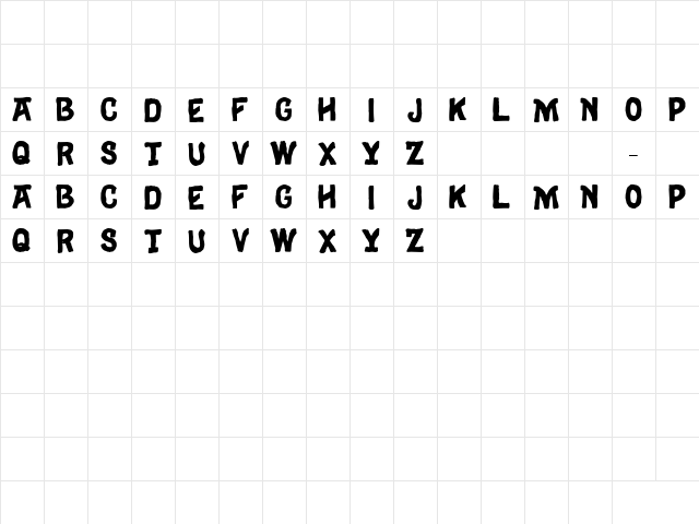 Eulogy Regular font glyphpreview