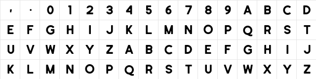 Schramberg Sans Regular font glyphpreview