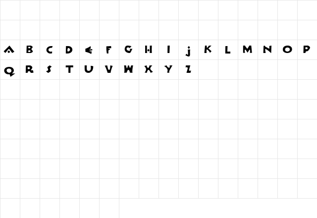 Orlock Demo Regular font glyphpreview