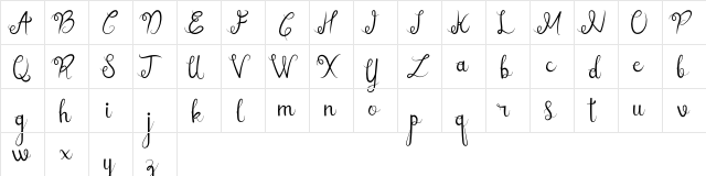 Sellebeew Regular font glyphpreview
