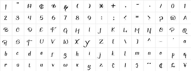 Elliot Regular font glyphpreview