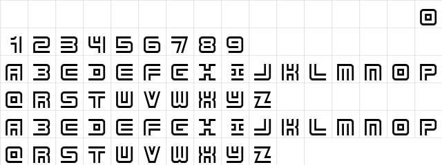 Undercover Regular font glyphpreview