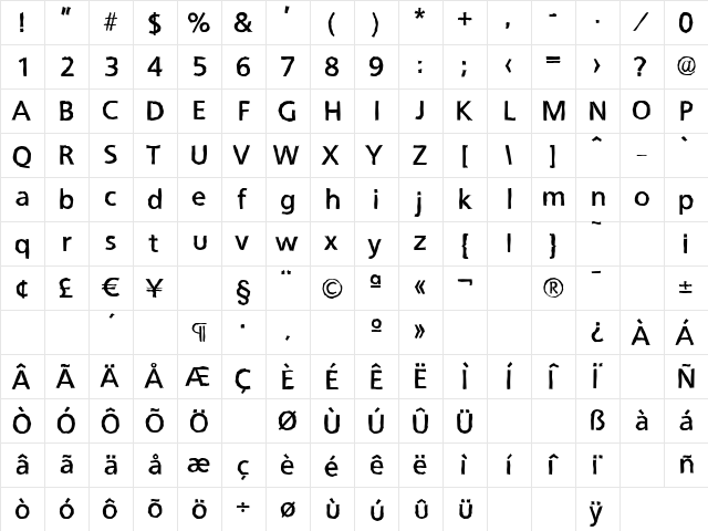 QuebecAntique Bold font glyphpreview