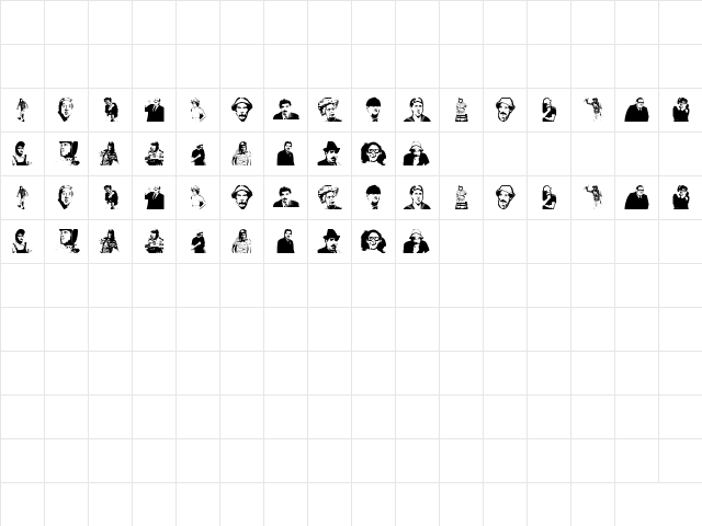 EL CHAVO DEL 8 Regular font glyphpreview