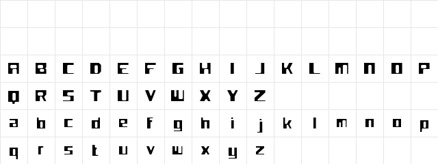 Flotsam Performance Regular font glyphpreview