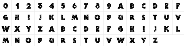 Stars Regular font glyphpreview