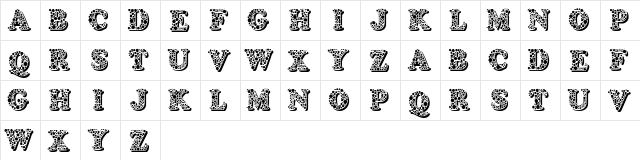 Bemydor Regular font glyphpreview