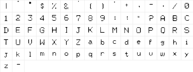 Fux Medium font glyphpreview