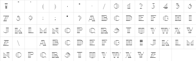 Searsucker Regular font glyphpreview