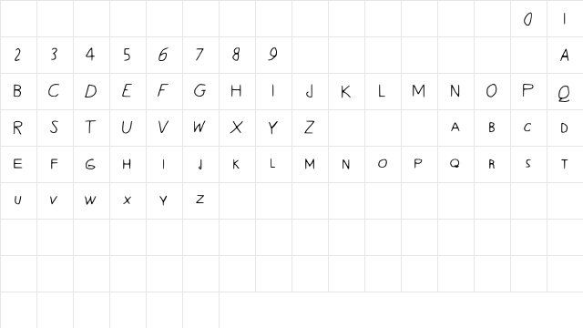 Quentrell Medium font glyphpreview