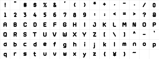 Sweet Doughnuts Regular font glyphpreview