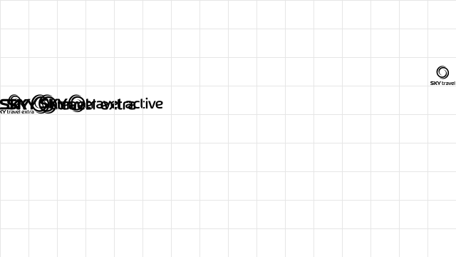 SKYfonttravel Regular font glyphpreview