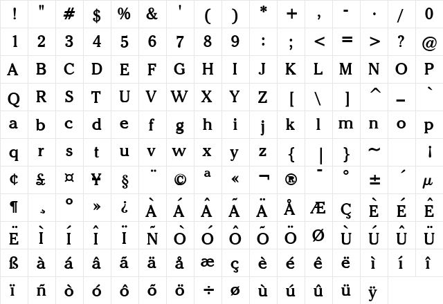 Chelsey Bold font glyphpreview