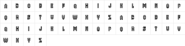 Yogurt Black Regular font glyphpreview