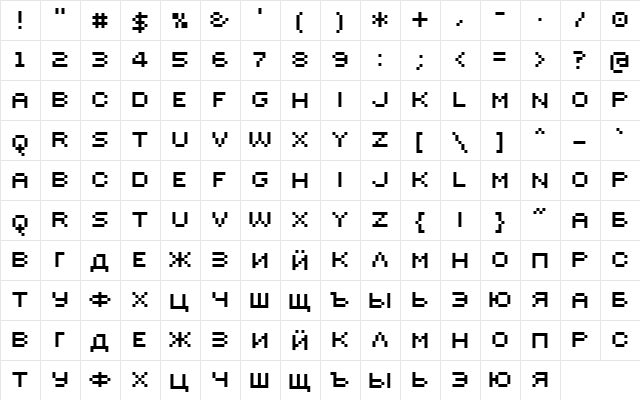 font396 Regular font glyphpreview