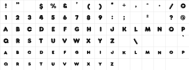 Frankfurt Regular font glyphpreview
