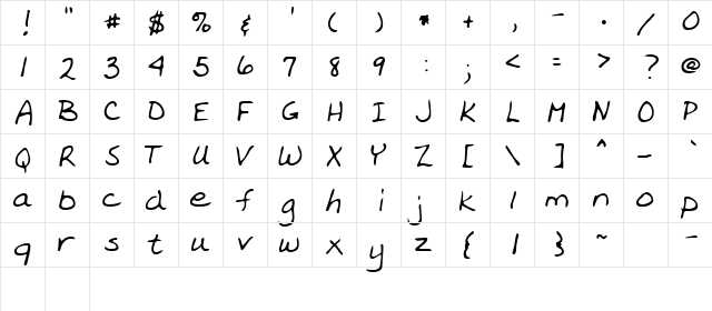 Oz Regular font glyphpreview