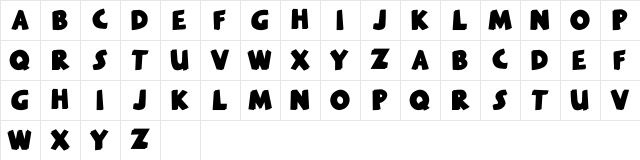 MELANKOLIA Regular font glyphpreview