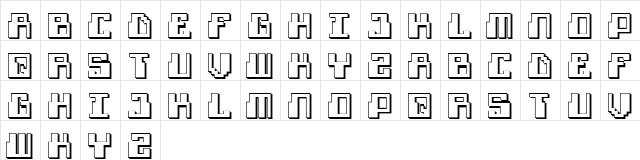 Futurism Regular font glyphpreview